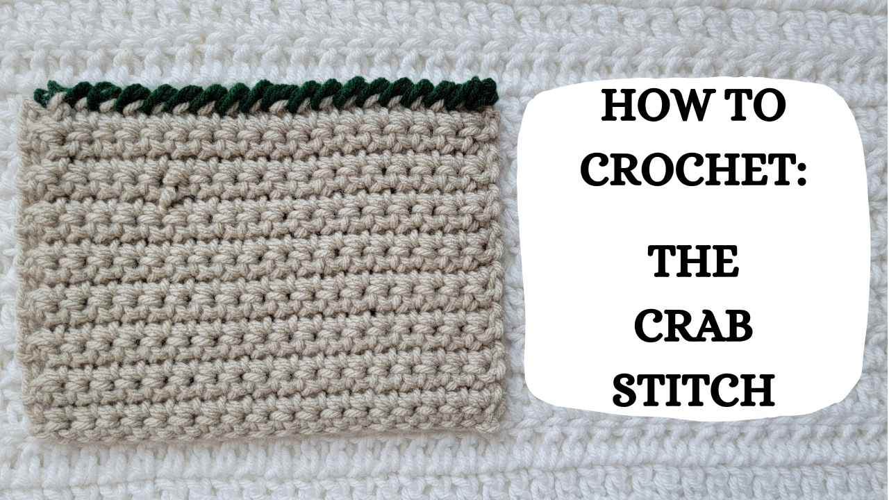 Photo Tutorial How To Crochet The Crab Stitch! crochetmelovely