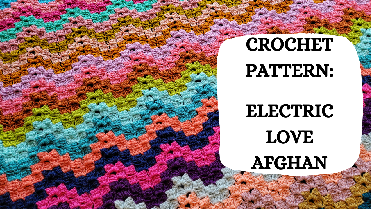 Custom Crochet Made with shops Love Afghan