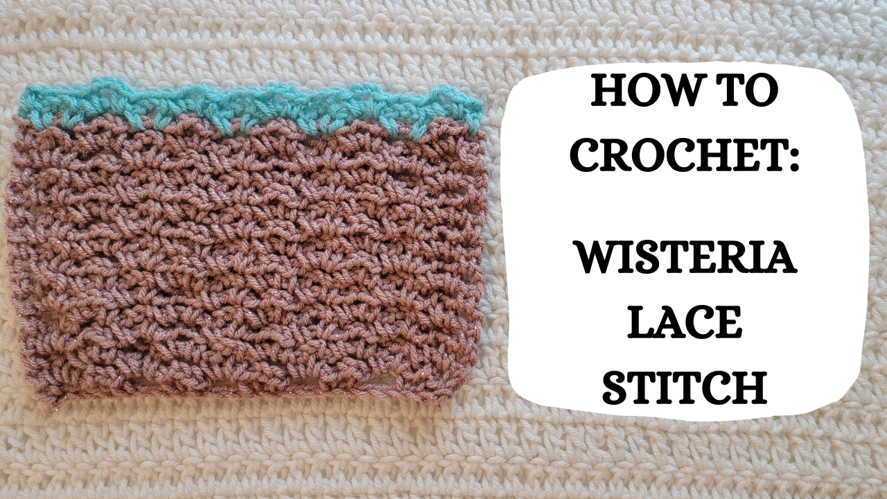 Photo Tutorial - How To Crochet: Wisteria Lace Stitch!  crochetmelovely