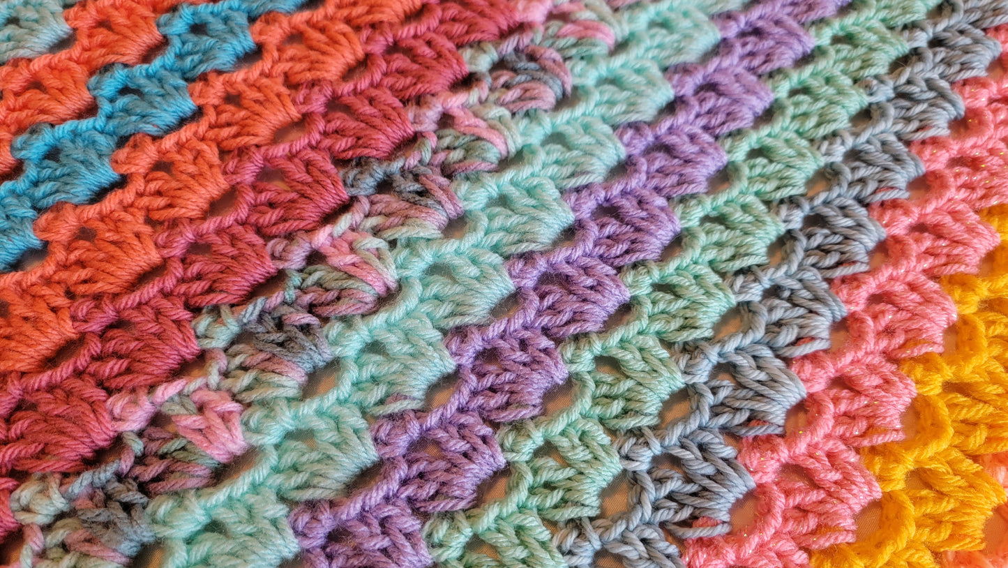 Crochet Pattern: Shining Stars Afghan