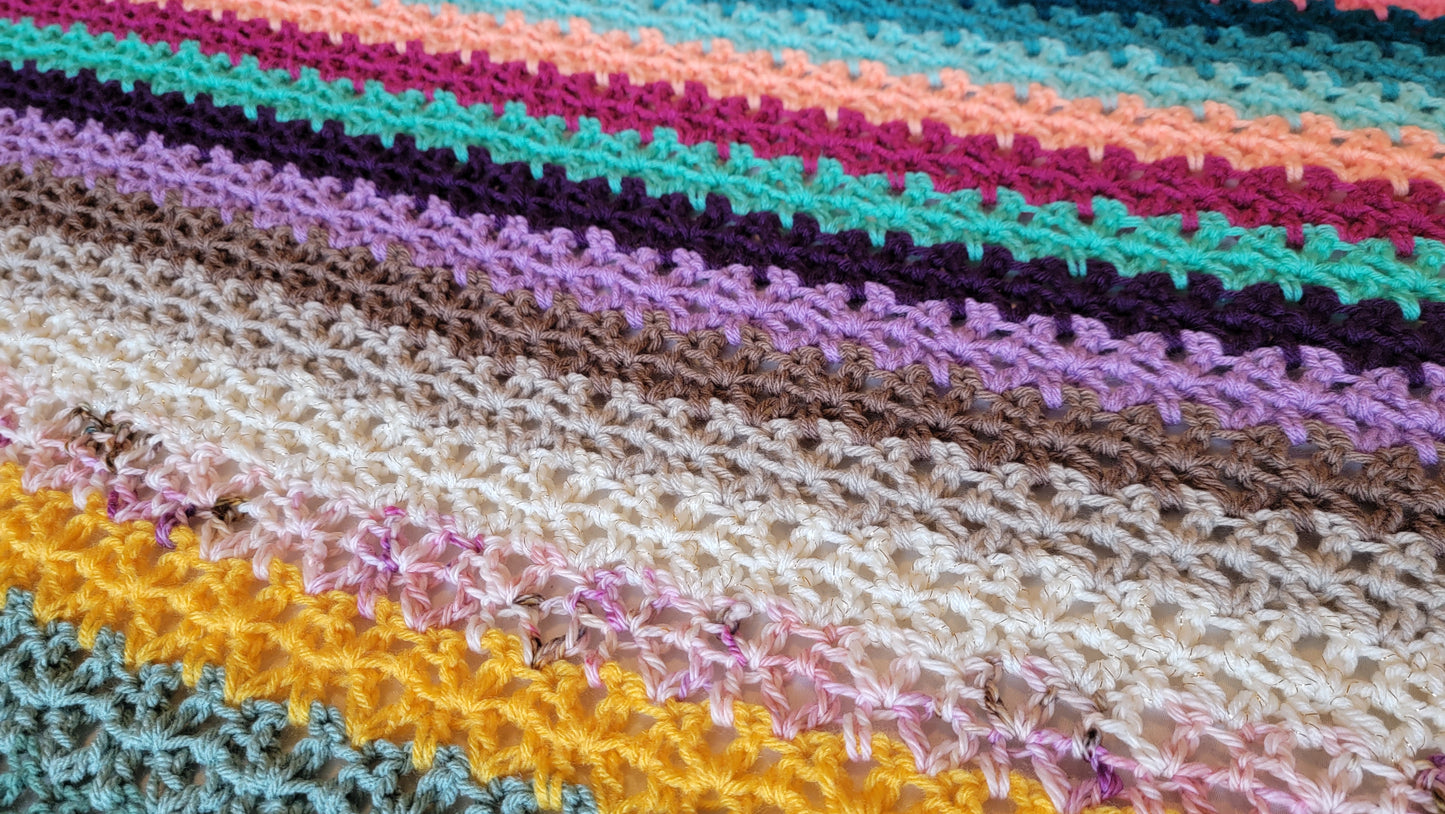 Crochet Pattern: Perfect Match Afghan