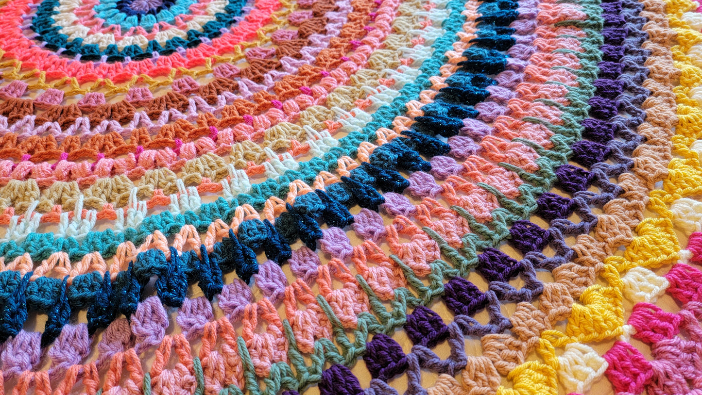 Crochet Pattern: Hot Shot Afghan