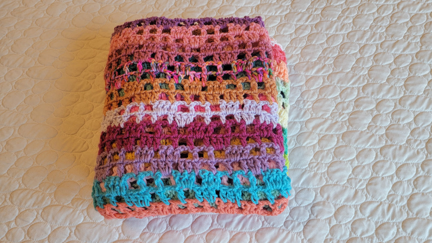 Charmed Life Crochet Afghan - Handmade Afghans, Crocheted Afghans, Crocheted Blankets, Crochet Afghans,Crochet Blankets, Throws, Pretty,Cute