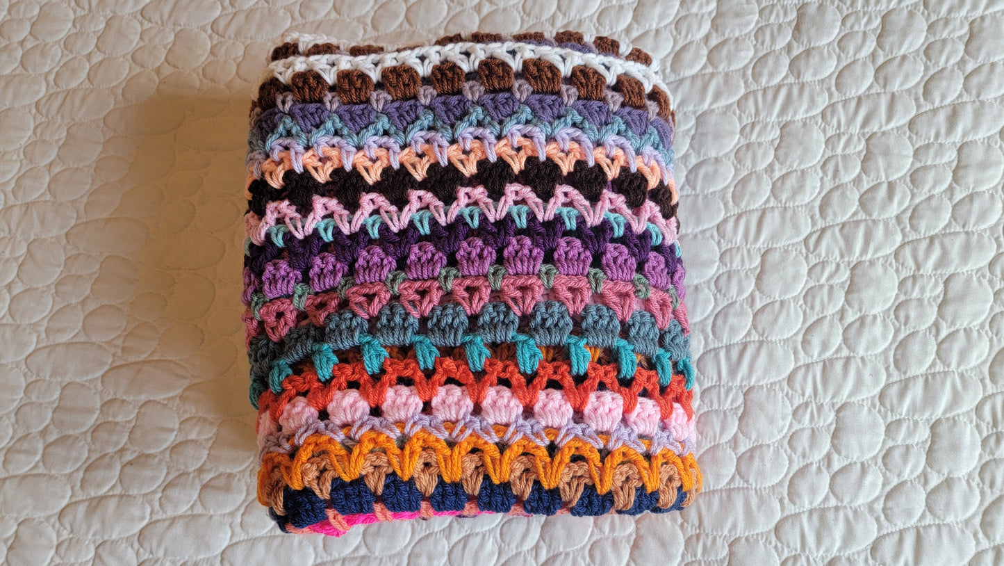 Crochet Pattern: Glitzy Rectangle Afghan