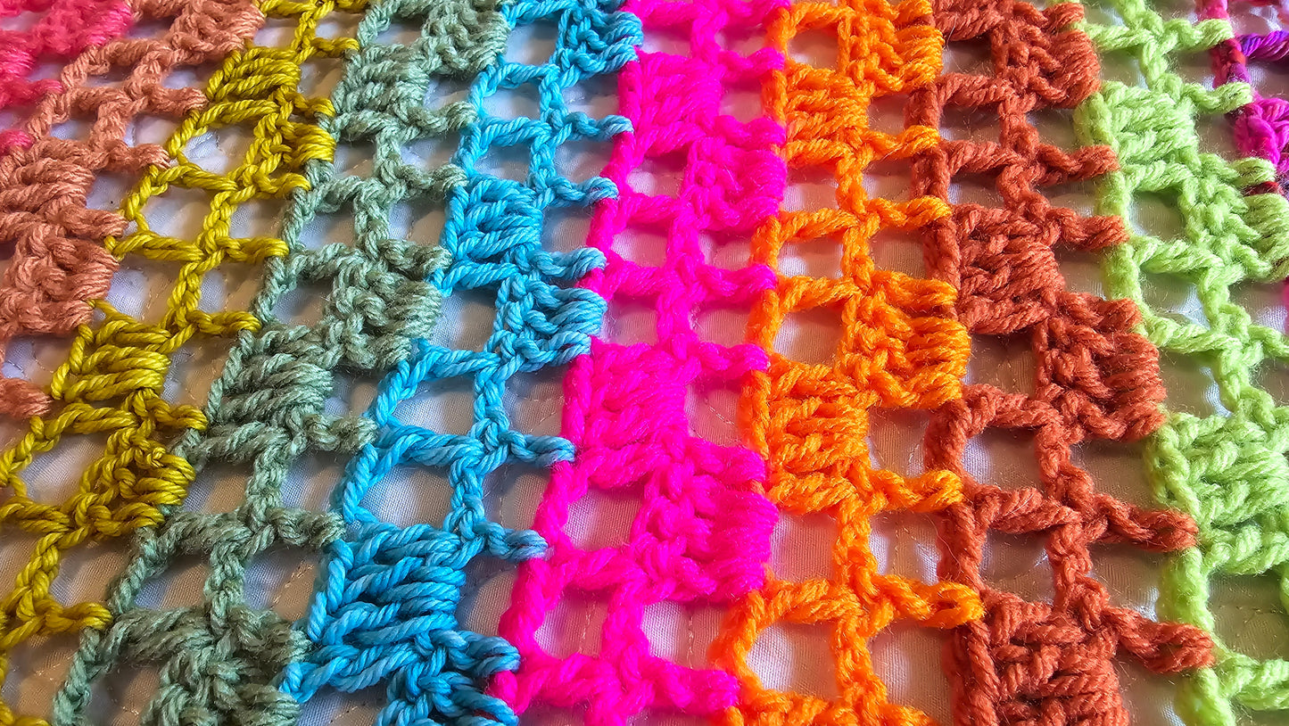 Luxe Twinkle Crochet Afghan - Handmade Afghans, Crocheted Afghans, Crocheted Blankets, Crochet Afghans,Crochet Blankets,Throws,Colorful,Cute