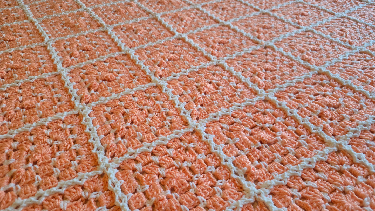 Fairy Lights Crochet Afghan -Handmade Afghans,Crocheted Afghans,Crocheted Blankets,Crochet Afghans,Crochet Blankets,Throws,Squares,Colorful