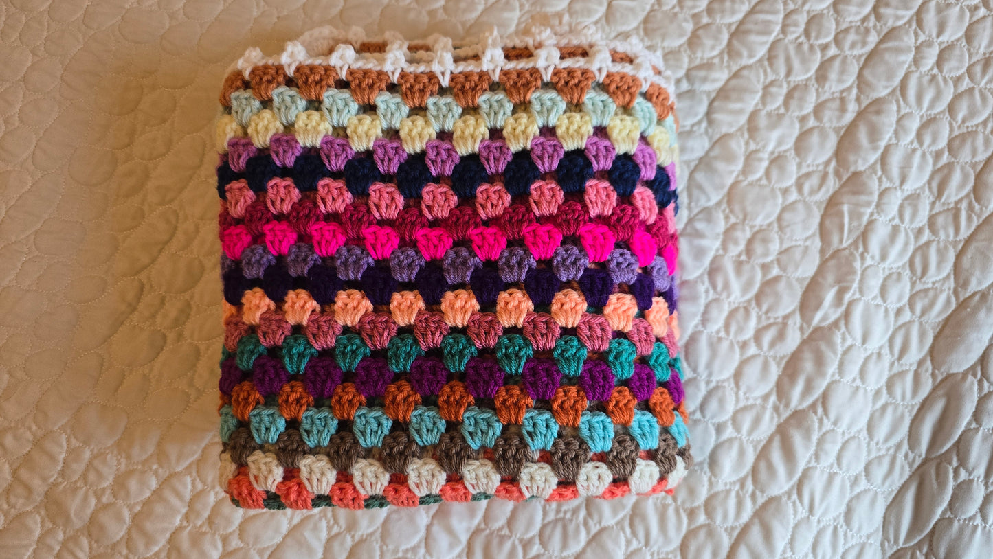 Cozy Delight Crochet Afghan - Handmade Afghans,Crocheted Afghans,Crocheted Blankets,Crochet Afghans,Crochet Blankets,Cute (Copy)