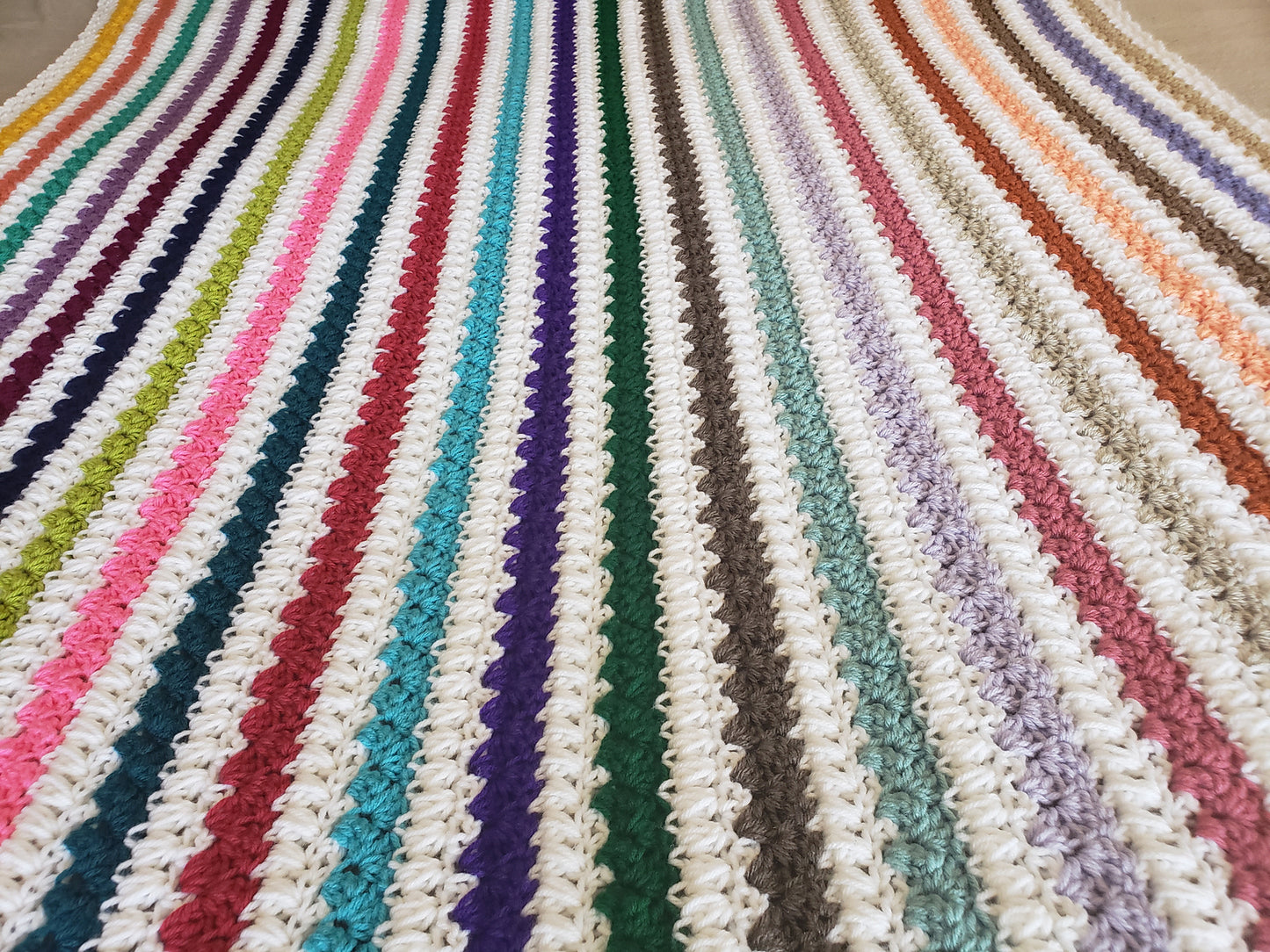 Crochet Pattern: Frosted Cake Afghan