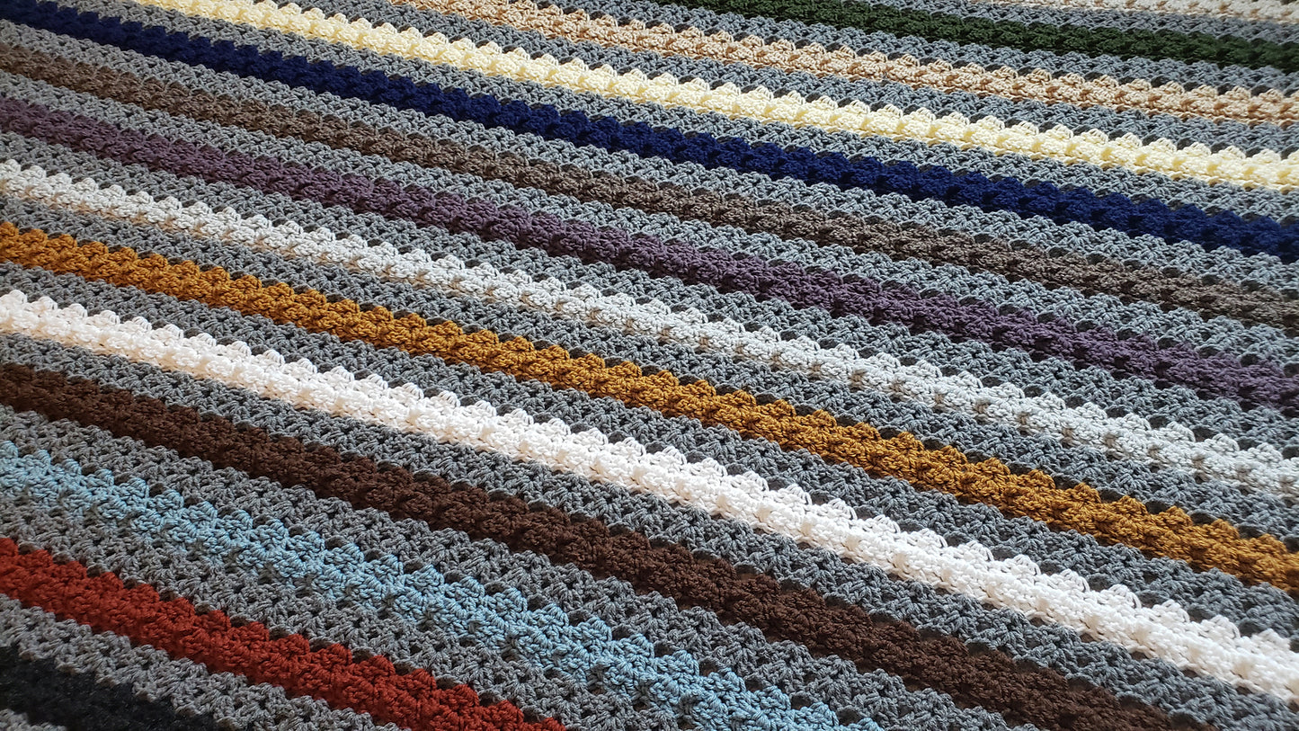 Crochet Pattern: Charming Whimsy Afghan
