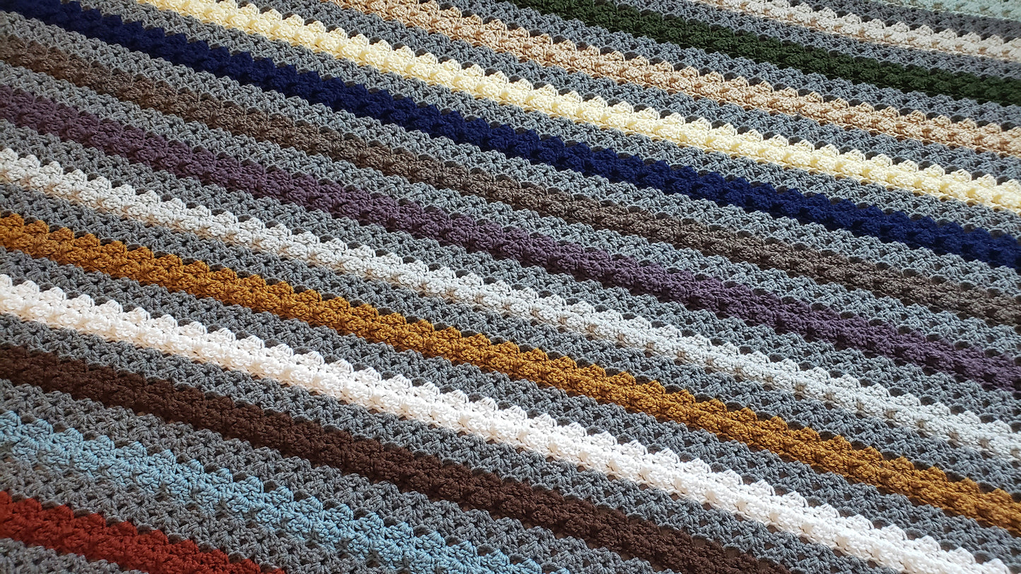 Crochet Pattern: Charming Whimsy Afghan