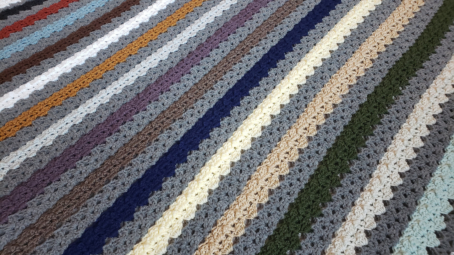 Crochet Pattern: Charming Whimsy Afghan
