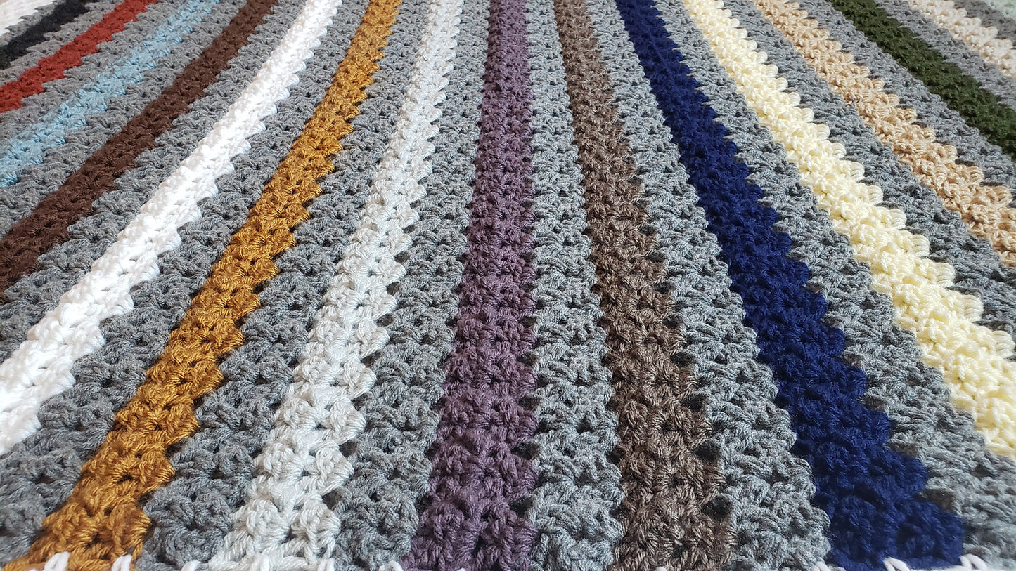 Crochet Pattern: Charming Whimsy Afghan