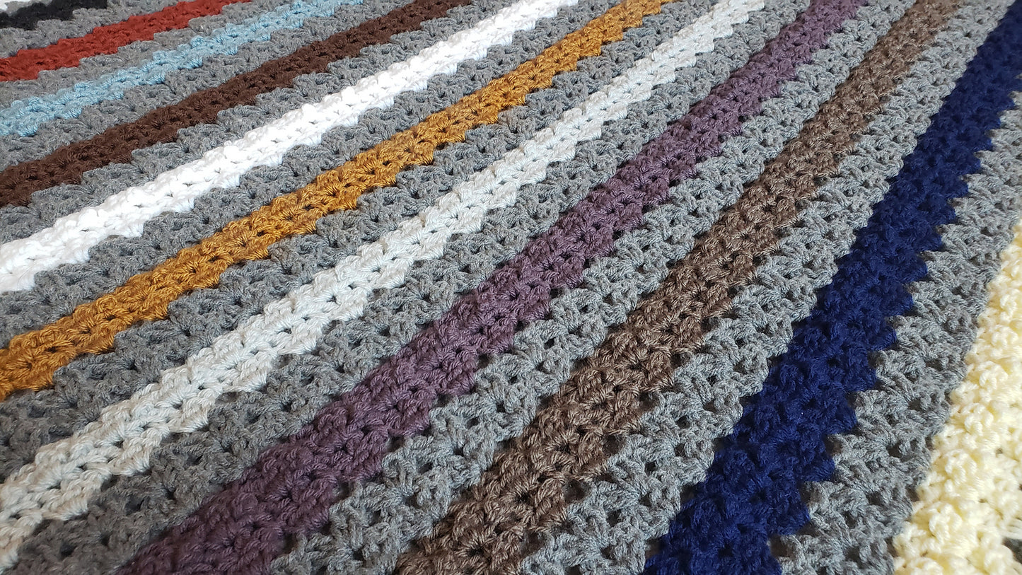 Crochet Pattern: Charming Whimsy Afghan