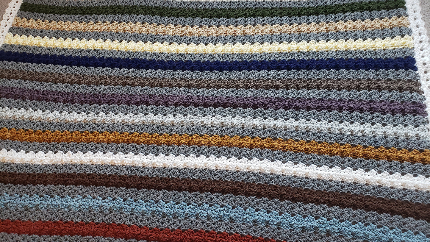 Crochet Pattern: Charming Whimsy Afghan