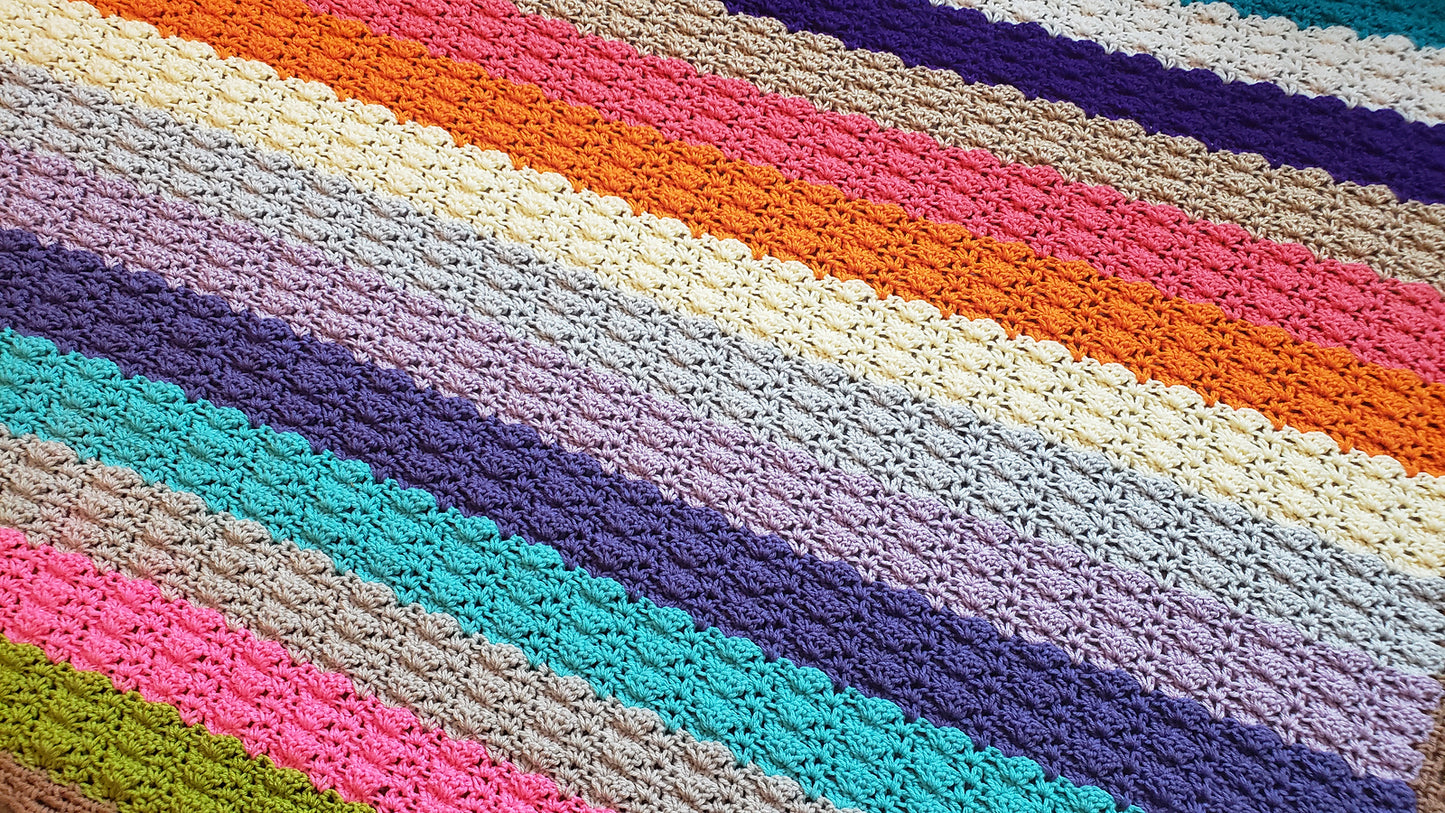 Crochet Pattern: Vivid Memories Afghan