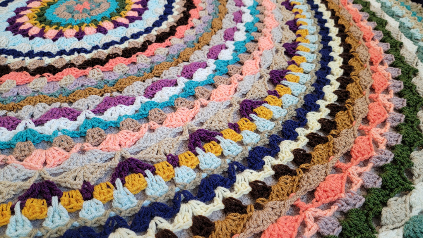Crochet Pattern: Circle Of Hope Afghan