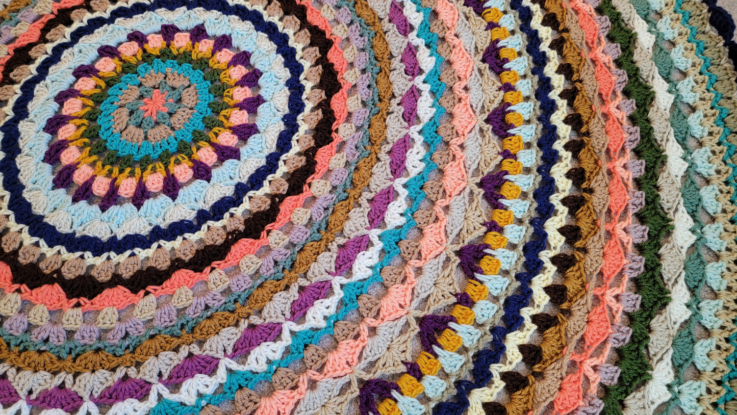Crochet Pattern: Circle Of Hope Afghan
