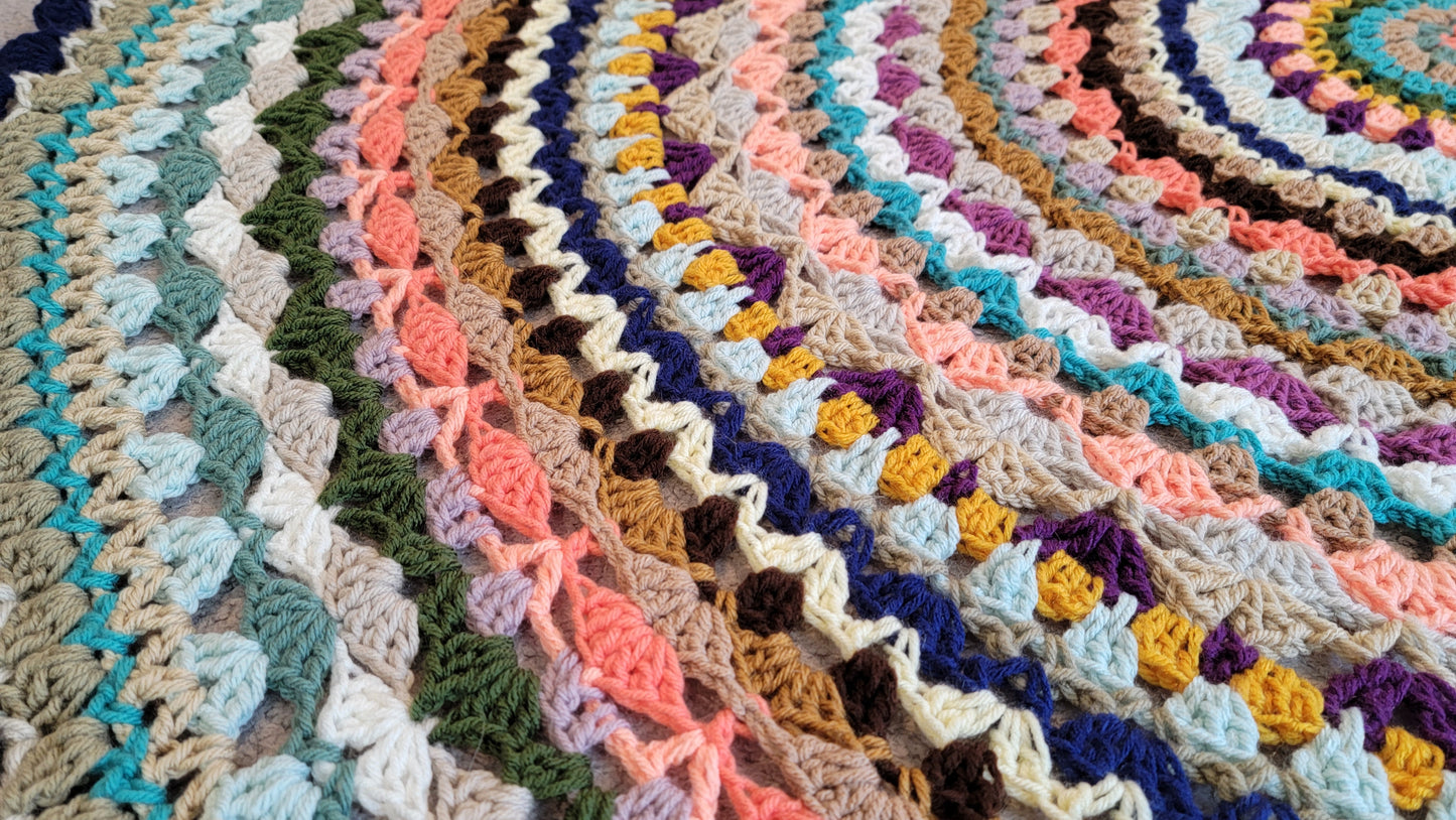 Crochet Pattern: Circle Of Hope Afghan