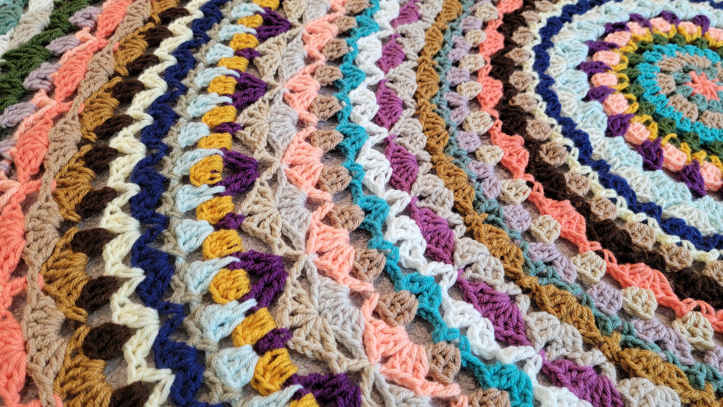 Crochet Pattern: Circle Of Hope Afghan
