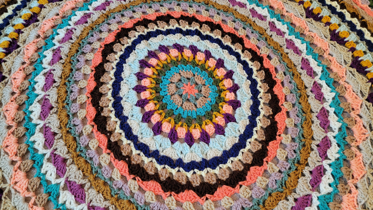 Crochet Pattern: Circle Of Hope Afghan