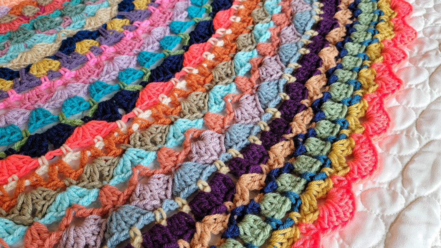 Crochet Pattern: Circle Of Glee Afghan