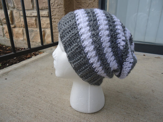 Crochet Pattern: Starlight Mist Slouchy Hat