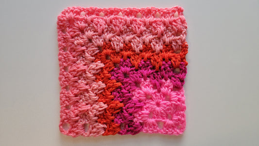 Free Crochet Pattern: Spiked Off Set Granny Square!