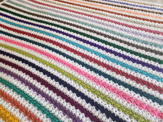 Crochet Pattern: Frosted Cake Afghan!