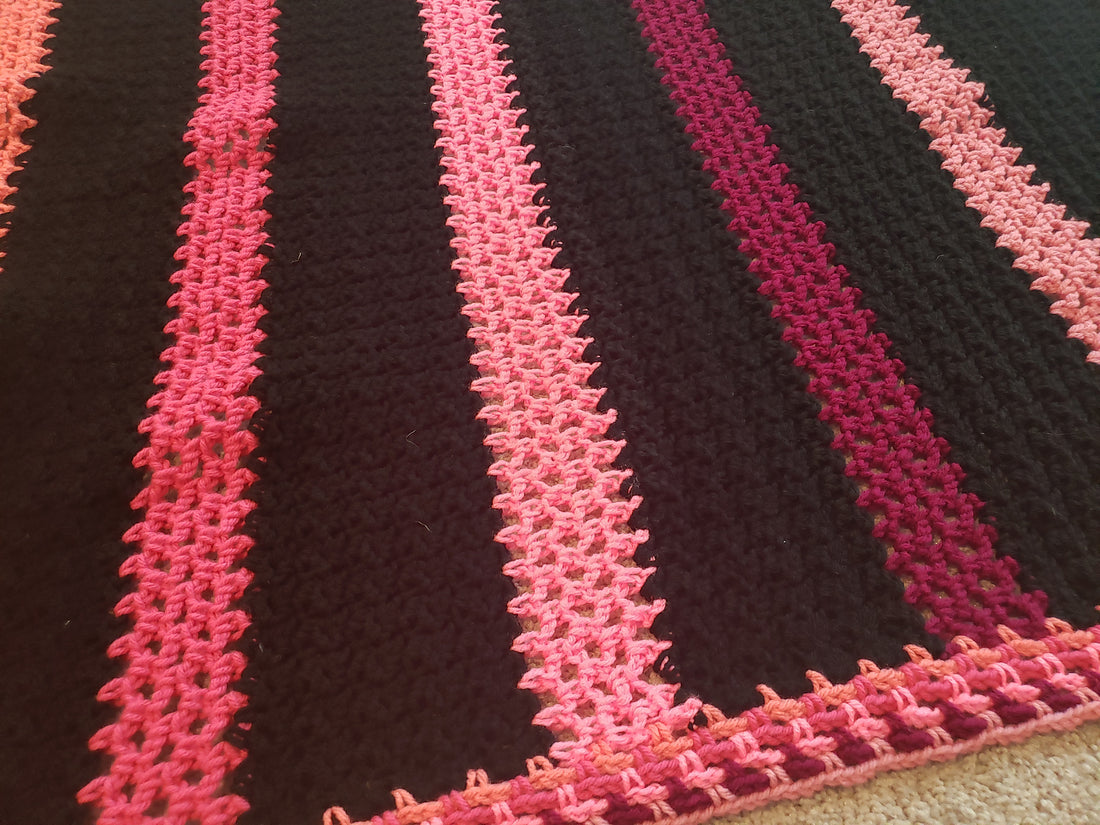 Crochet Pattern: Girl Talk Crochet Afghan!