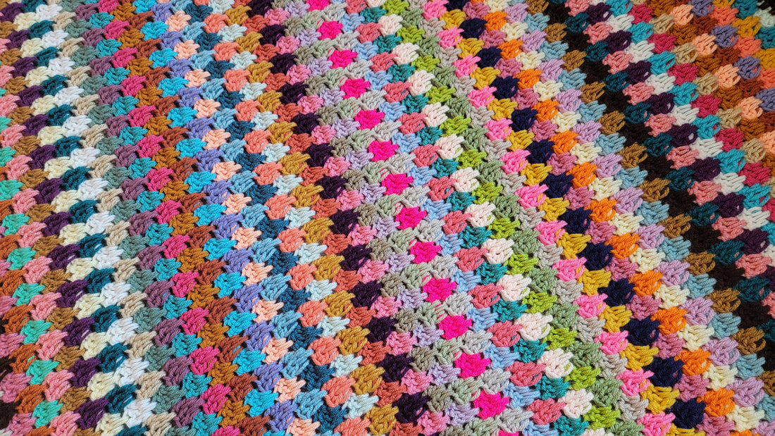 Free Crochet Pattern: Spiked Granny Crochet Blanket!