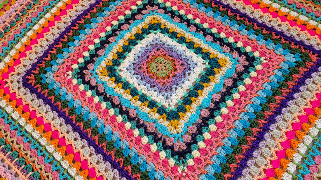 Crochet Pattern: Prismatic Aura Afghan!