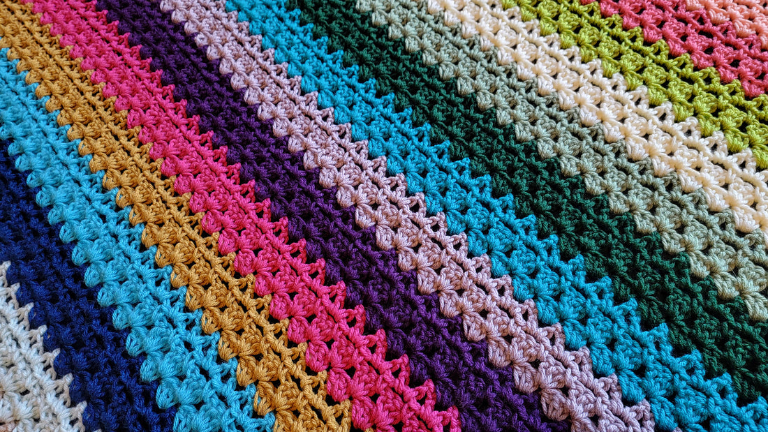 Crochet Pattern: Sunny Daze Afghan!