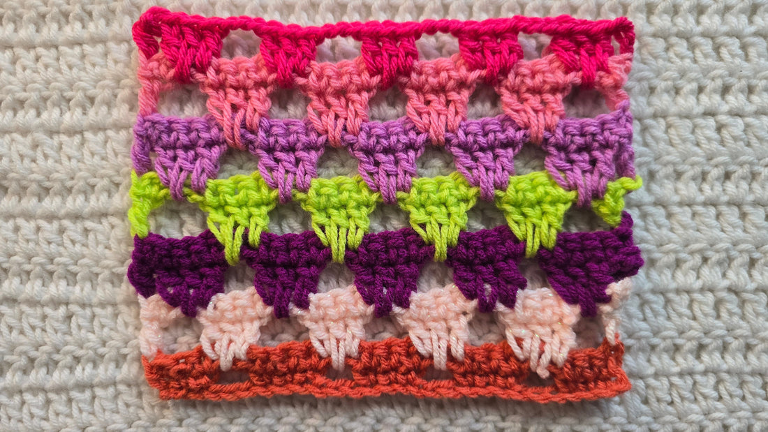 Crochet Video Tutorial - How To Crochet: Open Larksfoot Stitch!
