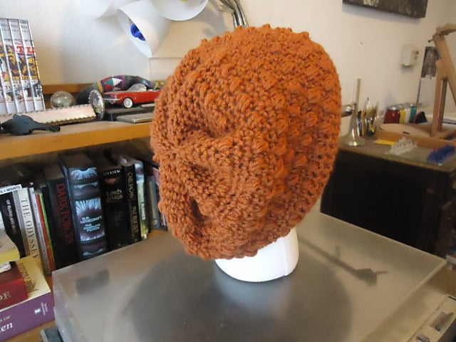 Crochet Pattern: Pumpkin Spice Slouchy Hat!