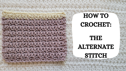 Photo Tutorial - How To Crochet: The Alternate Stitch!