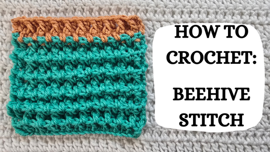 Crochet Video Tutorial - How To Crochet: Beehive Stitch!