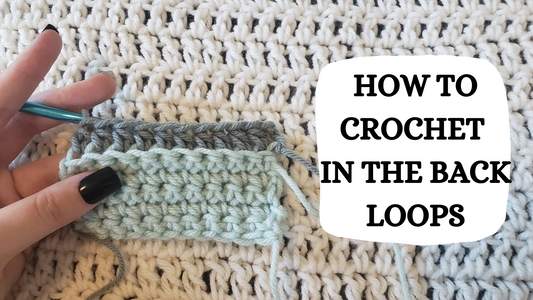 Photo Tutorial - How To Crochet: In The Back Loops!