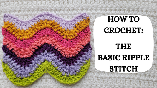 Crochet Video Tutorial - How To Crochet: The Basic Ripple Stitch!