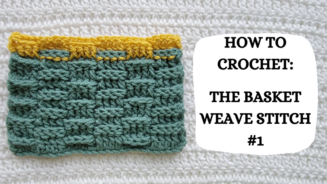 Photo Tutorial - How To Crochet: The Basket Weave Stitch #1!