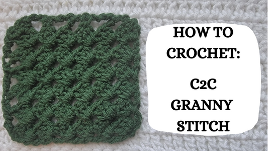 Crochet Video Tutorial - How To Crochet: Corner To Corner Granny Stitch!