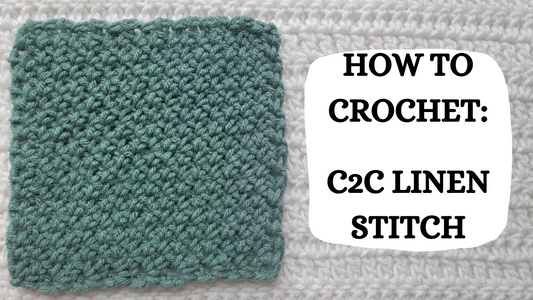 Crochet Video Tutorial - How To Crochet: Corner To Corner Linen Stitch!