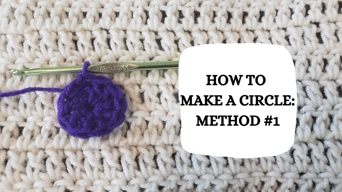 Crochet Video Tutorial - How To Make A Circle: Method #1!