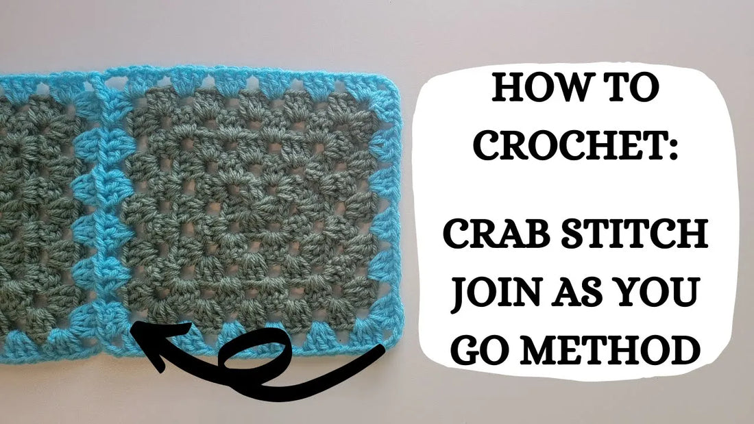 Photo Tutorial – How To Crochet: Crab Stitch Join As You Go Method!