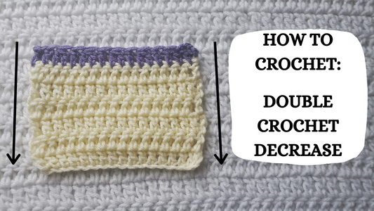 Crochet Video Tutorial - How To Crochet: Double Crochet Decrease!