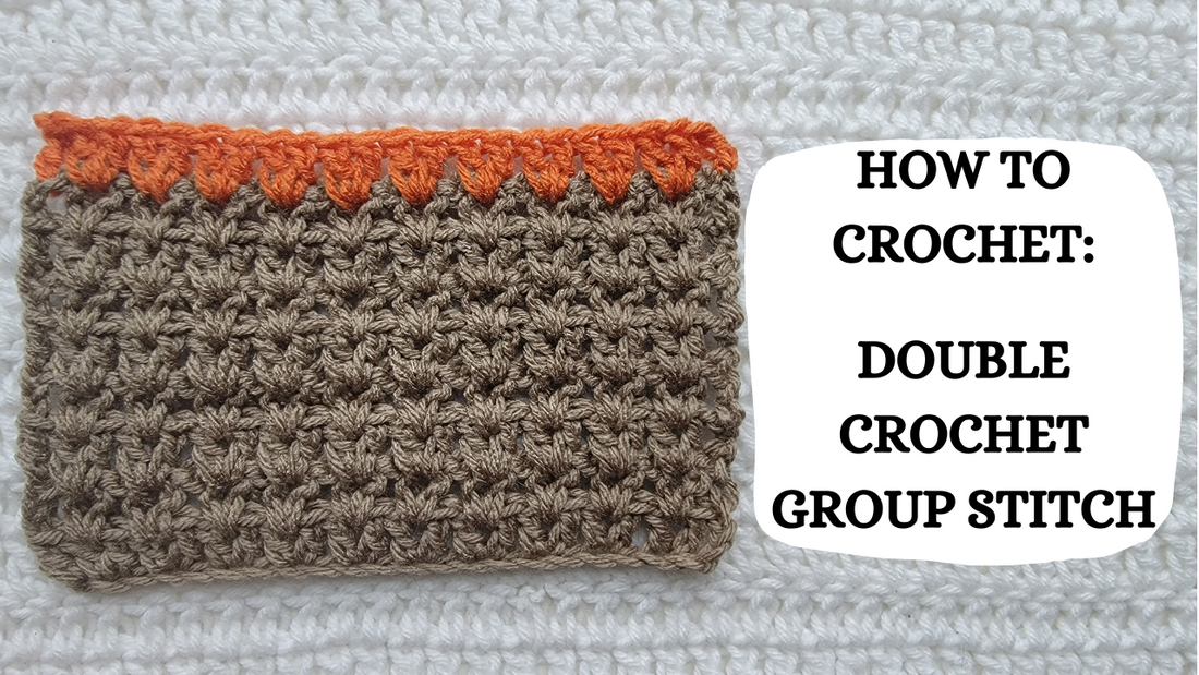 Photo Tutorial - How To Crochet: Double Crochet Group Stitch!