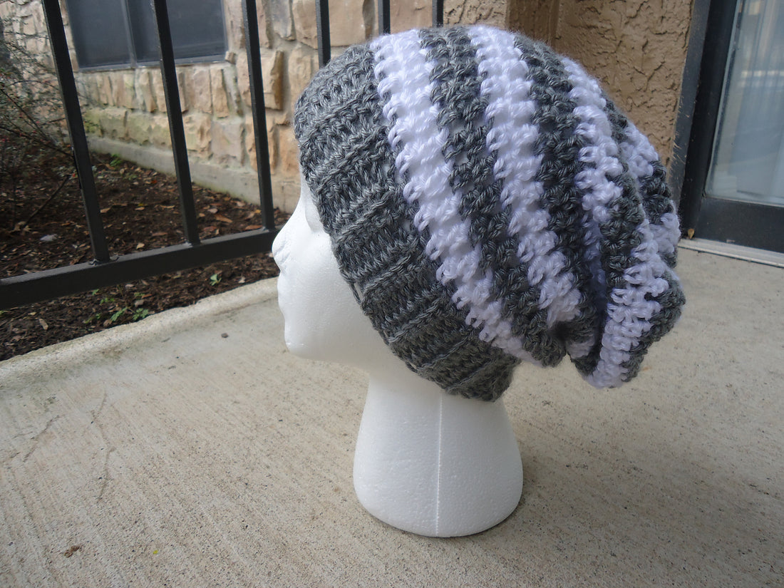 Crochet Pattern: Starlight Mist Slouchy Hat!