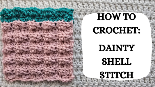 Crochet Video Tutorial -  How To Crochet: Dainty Shell Stitch!