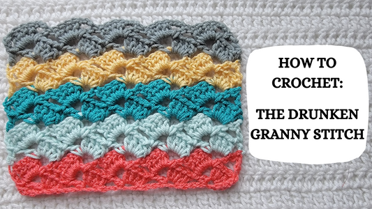 Crochet Video Tutorial - How To Crochet: The Drunken Granny Stitch!