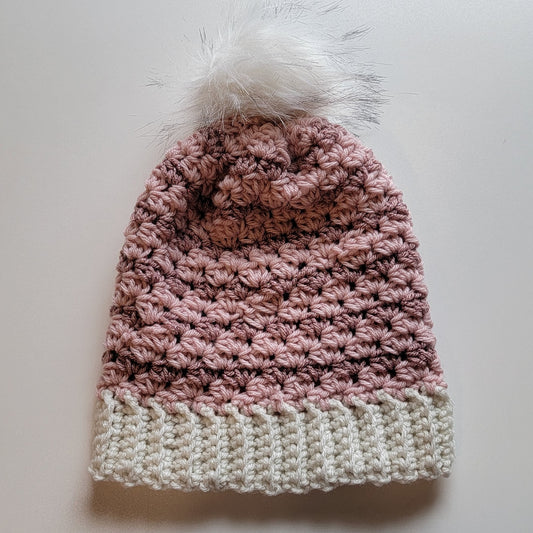 Crochet Video Tutorial - Crochet Pattern: Fairy Rose Slouchy Hat!