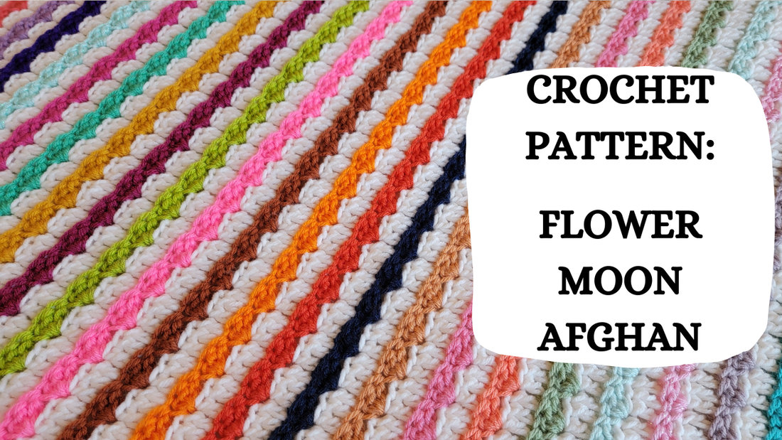 Crochet Video Tutorial - Crochet Pattern: Flower Moon Afghan!